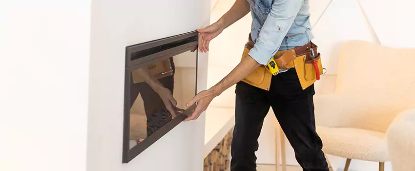 Metal Fireplace Installation in Jacksonville, Illinois