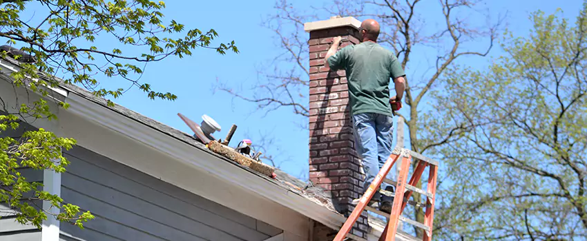 Vinyl and PVC Chimney Flashing Installation in Jacksonville, IL