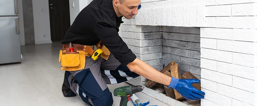 Fireplace Damaged Damper Frame Repair Services in Jacksonville, Illinois