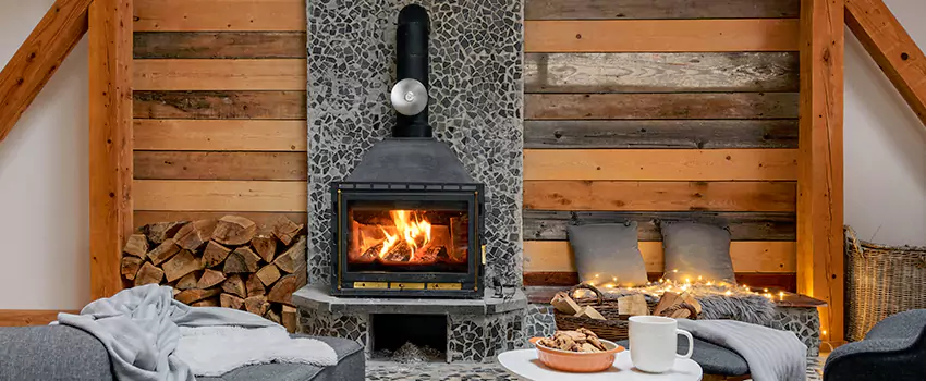 Thelin Hearth Products Direct Vent Gas Stove Fireplace Inspection in Jacksonville, Illinois